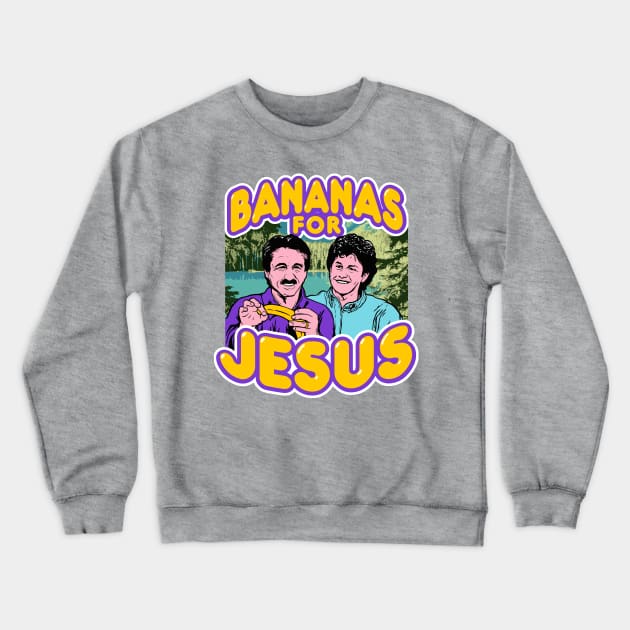 Bananas For Jesus Crewneck Sweatshirt by TeeLabs